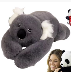 Weighted Stuffed Animal Plush Doll – Panda, Koala, Sloth, Dinosaur, Bear & Little Panda with Long Hugging Arms