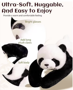 Weighted Stuffed Animal Plush Doll – Panda, Koala, Sloth, Dinosaur, Bear & Little Panda with Long Hugging Arms